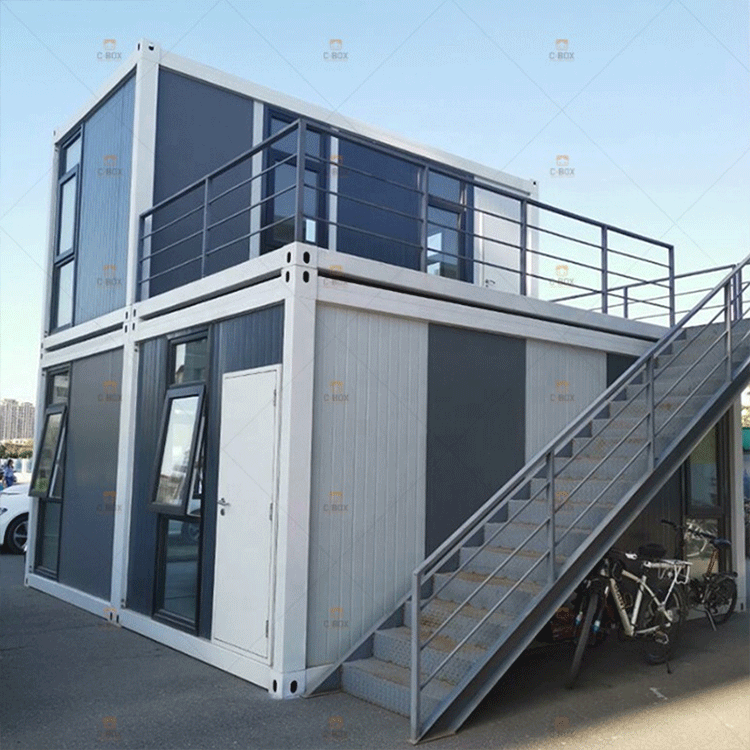China Earthquake Proof Shipping Container Home 40FT Flat Pack Container