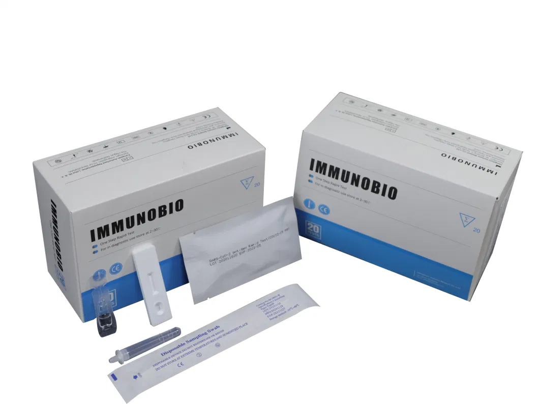 19 Coil Test Rapid Antigen Test Diagnostic Detection Medical Kit Sar-S Saliva Spit Swab Test