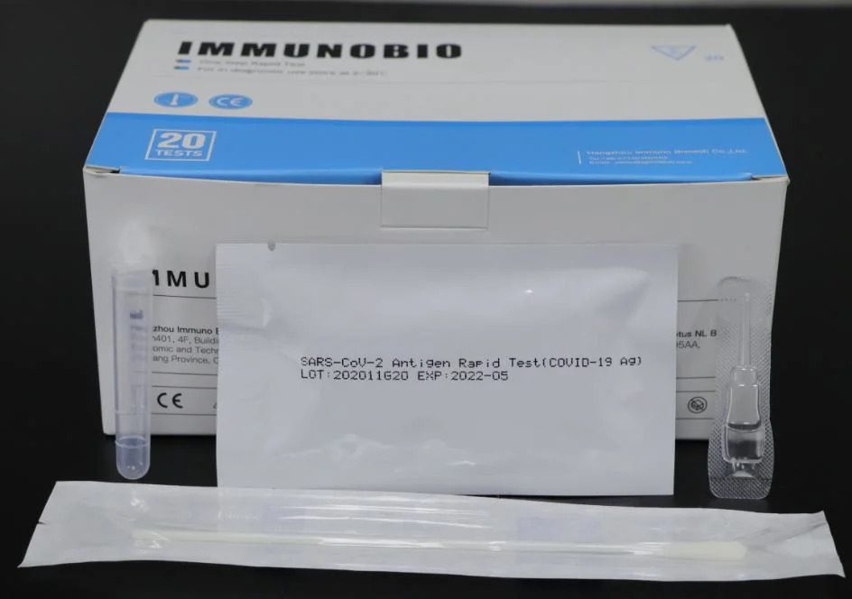 19 Coil Test Rapid Antigen Test Diagnostic Detection Medical Kit Sar-S Saliva Spit Swab Test