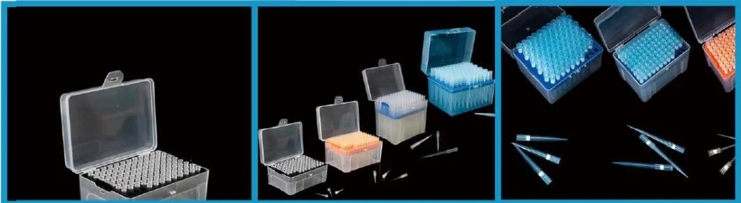 Dnase & Rnase Free Non-Pyrogenic Sterilized Filter Pipette Tips Racked Low Retention