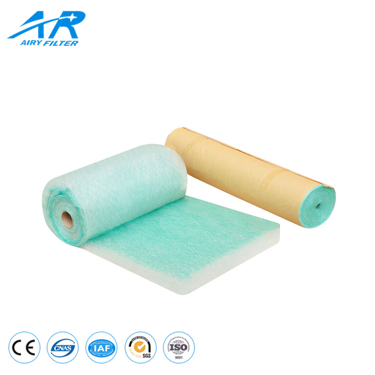 Thickness 100mm Floor Filter Media Paint Stop Filter Media