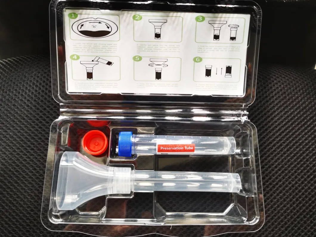 Disposable Medical DNA Sample Collection Kit Saliva Collection Kit