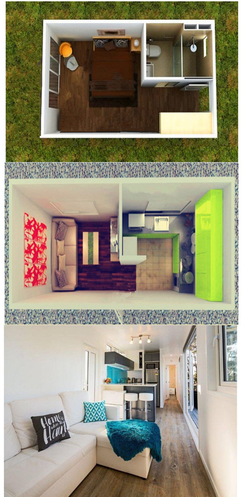 Prefab Expandable Container House/Modular Container House Prefabricated Container House