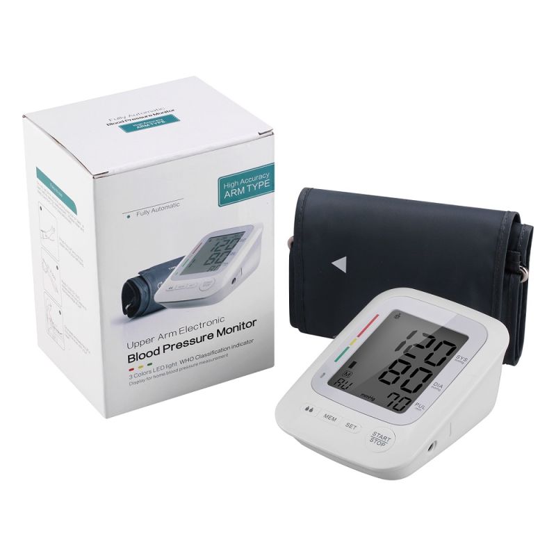 China Arm-Type Electronic Tensiometer Blood Pressure Monitor