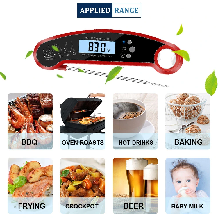 3~4 S Fast Reading Digital Instant Read Meat Thermometer