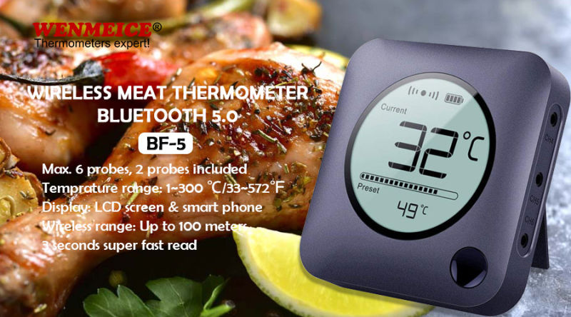 Digital Thermometer Household Kitchen BBQ Meat Thermometer for Cooking Food