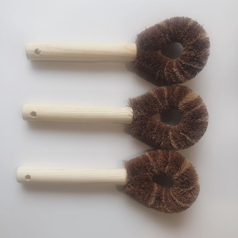 Eco-Friendly Cocount Wooden Dish Brush Household Cleaning Pot Brushes