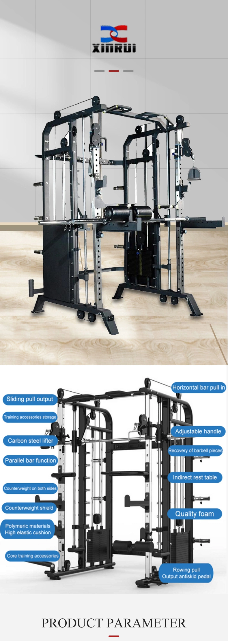 Best Quality Multi Station Multi Strength Fitness Home Gym Equipment