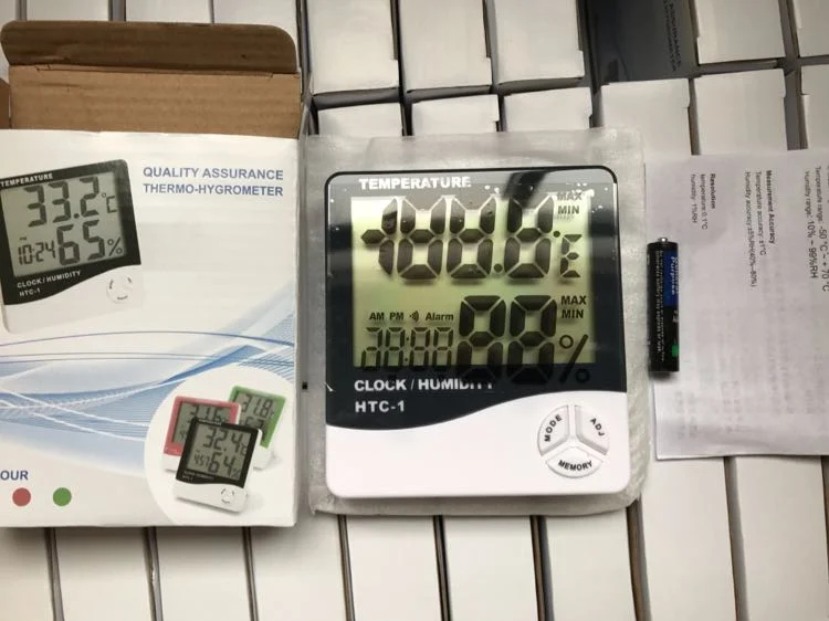LCD Thermo-Hygrometer HTC-1