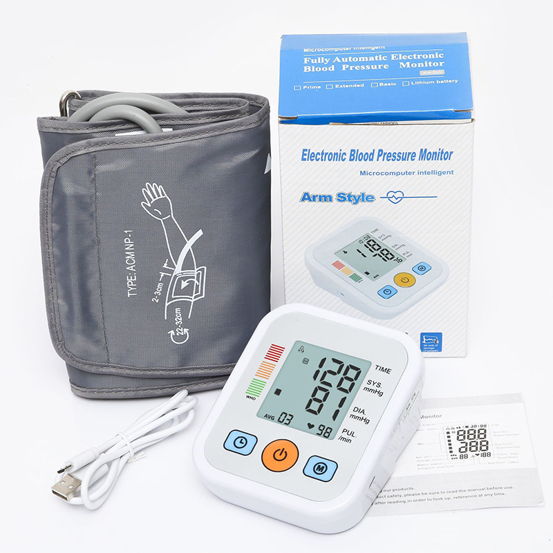 Upper Arm FDA CE Electronic Digital Sphygmomanometer Blood Pressure Monitor