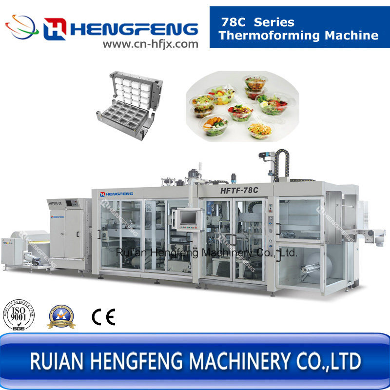 Full Automatic Multi -Station Thermoforming Machine for Lids/Trays/Container (HFTF-78C)
