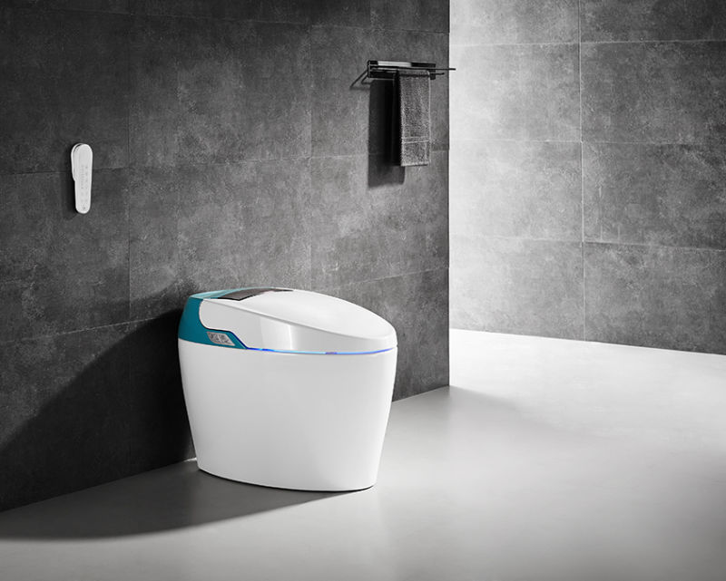 Eco-Friendly Water Closet Automatic Induction Intelligent Toilet in Colors