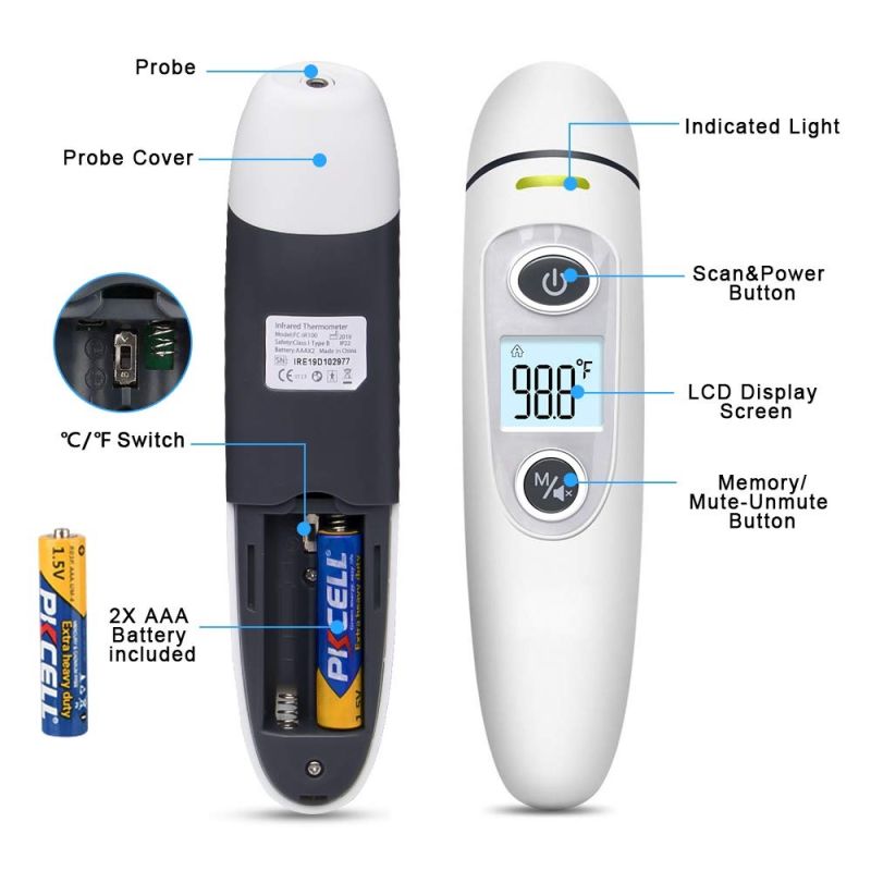Non-Contact Forehead Infrared Thermometer/Infrared Digital Thermometer