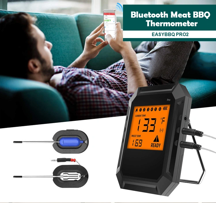 Home Bluetooth Kitchen Cooking Thermometer for Oven