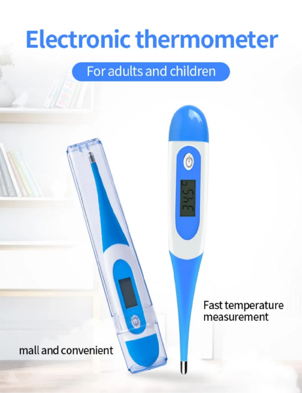 Adult Baby Basal Highly Accurate Product Normal Waterproof Oral Electronic Digital Thermometers