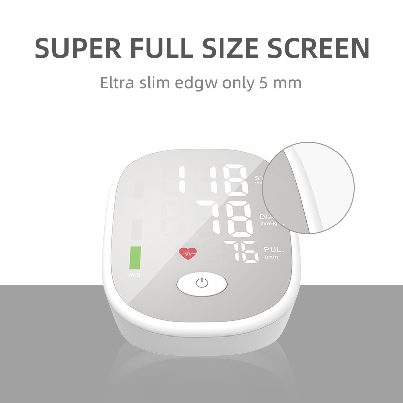 Voice Broadcast Electronic Sphygmomanometer Blood Pressure Monitor