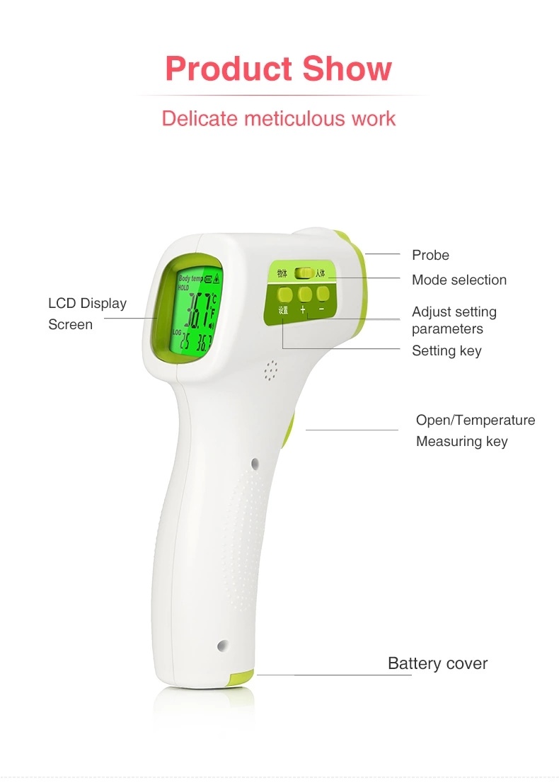 Military Quality Digital Infrared Thermometer Non Contact Thermometer Gun