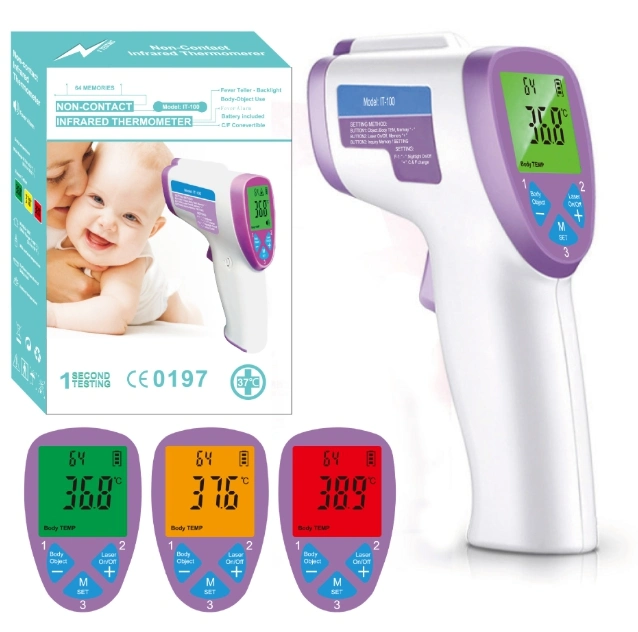 FDA Ce MSDS Infrared Thermometer/Thermometer/Medical Equipment/Digital Thermometer in Stock