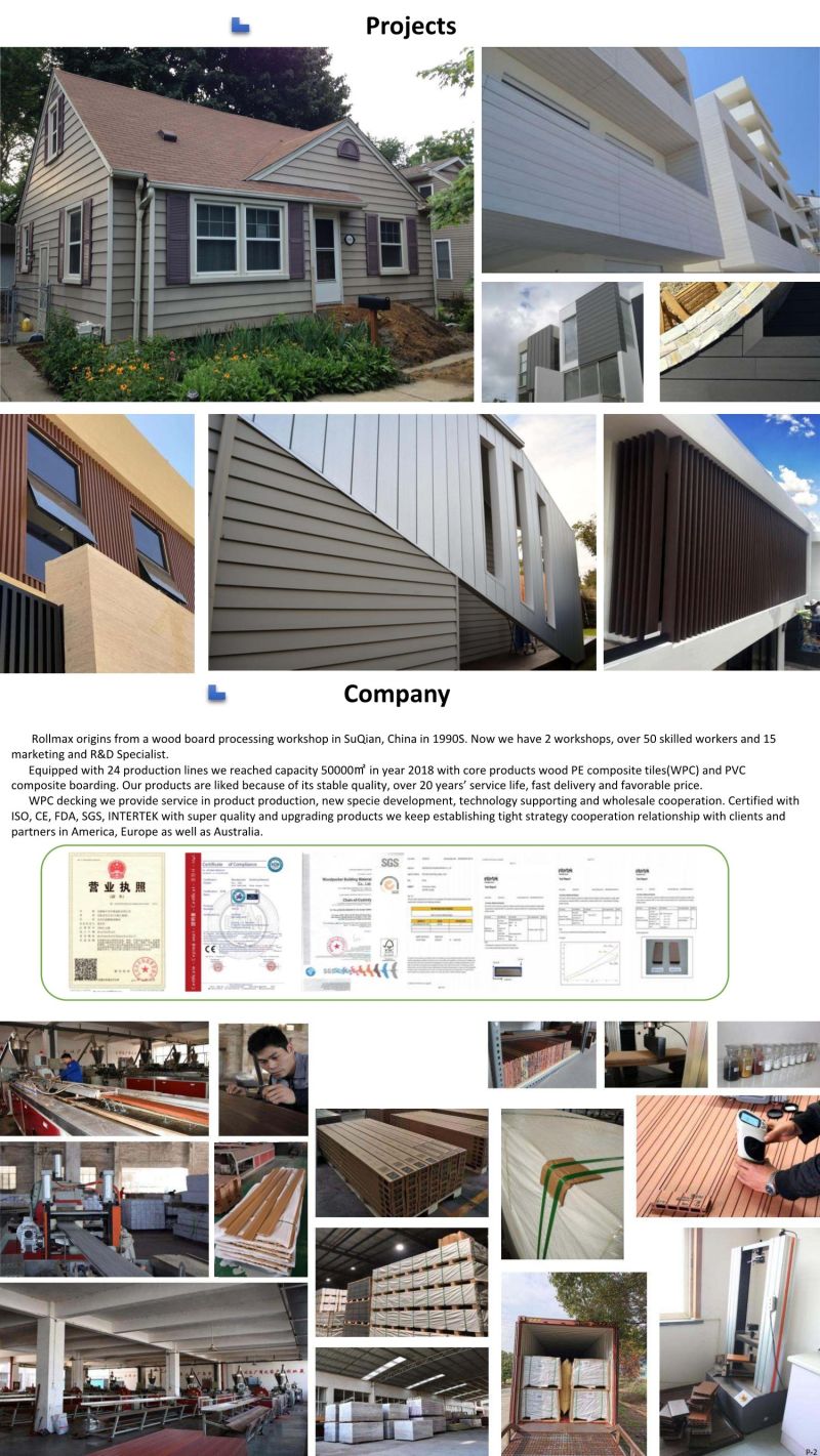 Eco-Friendly WPC Wall Panels, Exterior Decoration Wall Cladding