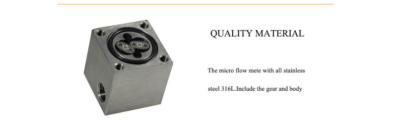 Micro Flowmeter 3-300ml/Min Flow Range and High Accuracy Analog Flowmeter