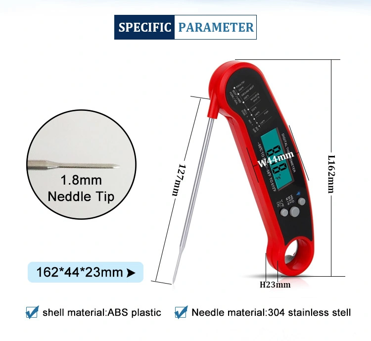3~4 S Fast Reading Digital Instant Read Meat Thermometer