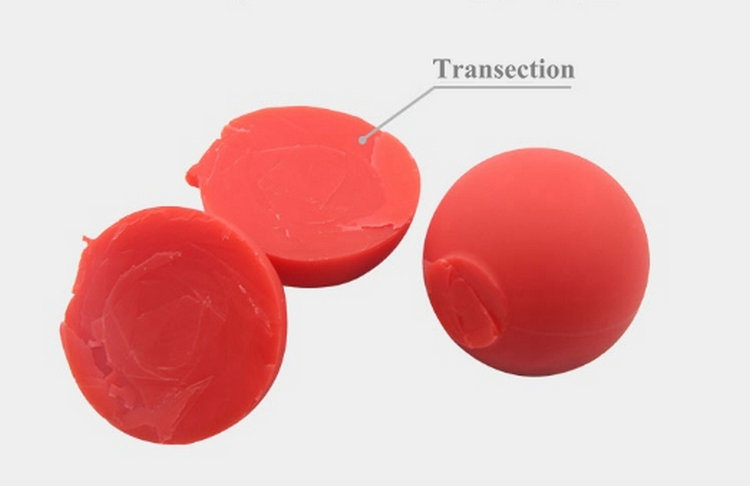 6.3cm Fitness Equipment Eco-Friendly Silicone Exercise Lacrosse Massage Ball