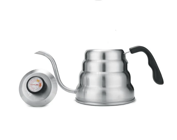 Hot Sell Coffee Hand Pot 304 Stainless Steel Coffee Kettle with Thermometer