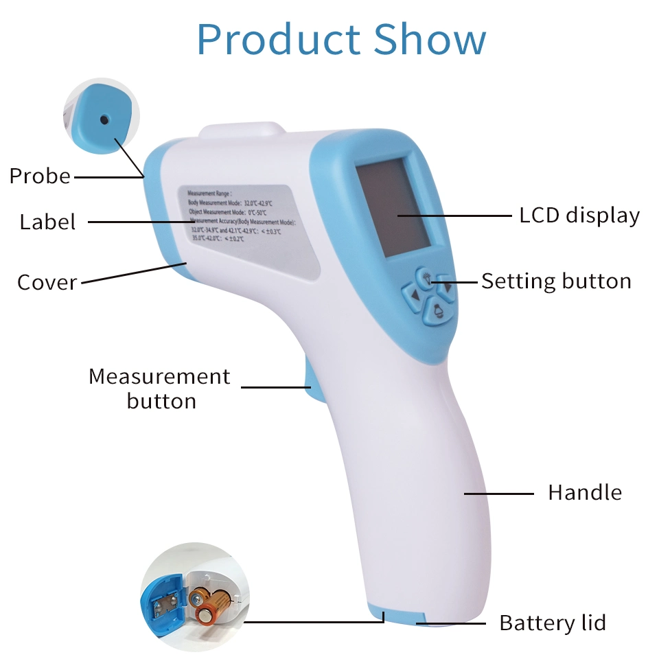 Forehead Thermometer Digital Medical Infrared Thermometer Fahrenheit/Celsius