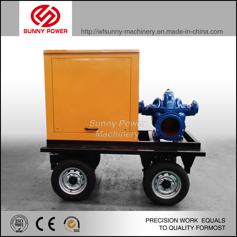 Diesel Water Pumps for Mining/Irrigation with Trailer/Weather Canopy