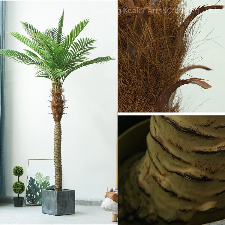 High Simulation Large Decorative Artificial Palm Tree for Indoor Decorative