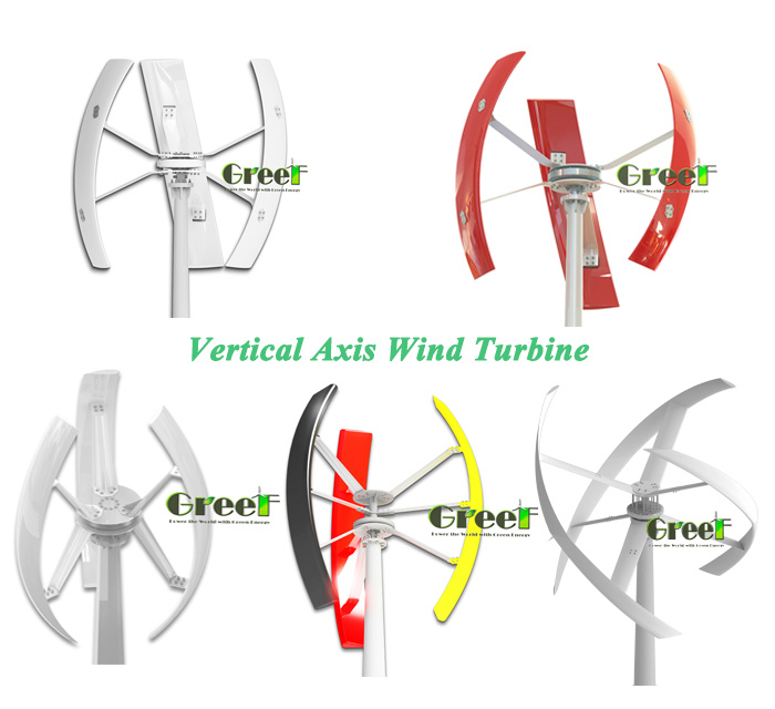 3000W Low Start Wind Speed Low Noise Wind Generator/ Vertical Wind Turbine