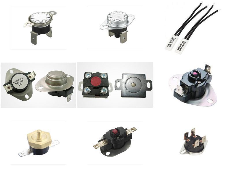 Bimetal Disc Temperature Thermal Switch Thermostat for Electronic Home Appliance Temperature Control