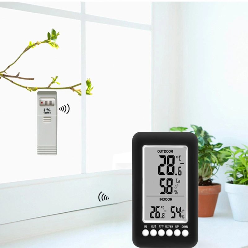 Factory Digital Thermometer with Indoor and Outdoor Temperature for Home Office