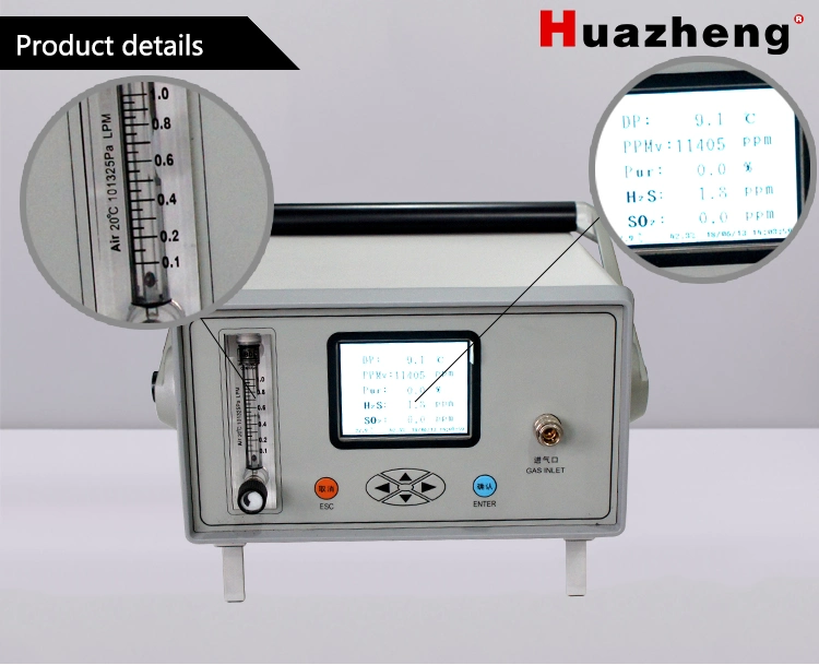 Chilled Mirror Method Sf6 Gas Humidity Test Dew Point Tester