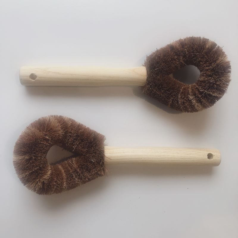 Eco-Friendly Cocount Wooden Dish Brush Household Cleaning Pot Brushes