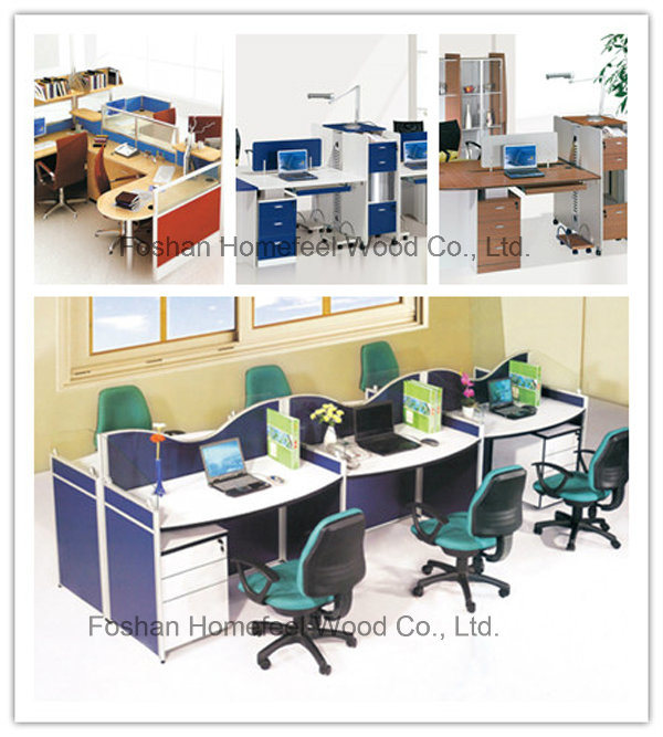 4 Seater Office Partitiion Staff Working Desk Call Center Workstation (HF-YTQ010)