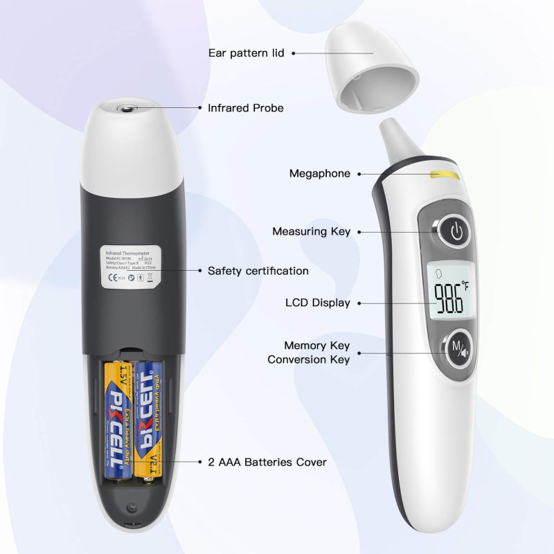 Non-Contact Forehead Infrared Thermometer/Infrared Digital Thermometer