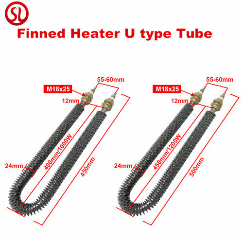 U Shaped Finned Tubular Air Heater for Load Bank