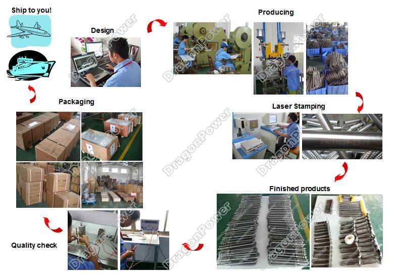 U Type Electric Heating Element Finned Air Tubular Heater