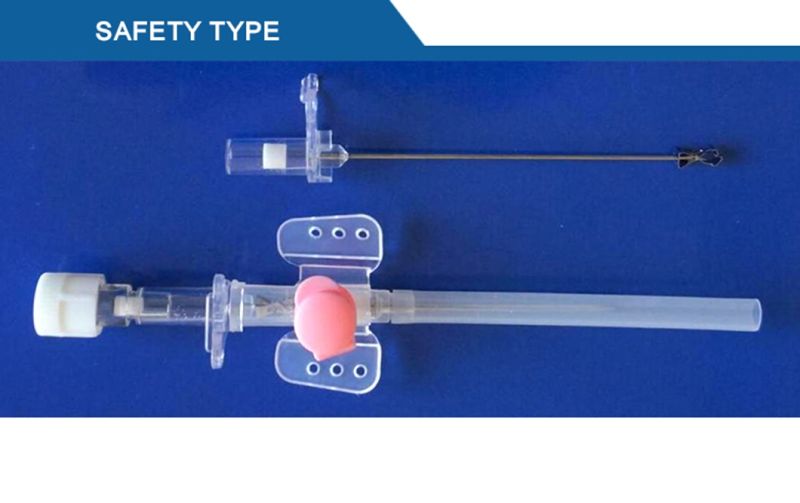 Different Types of Sterile Single Use Transparent IV Cannula Catheter Pen-Type