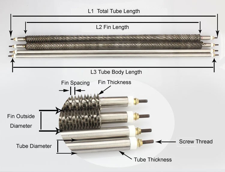 High Quality Hot Sale Heating Element Finned Tubular Heater
