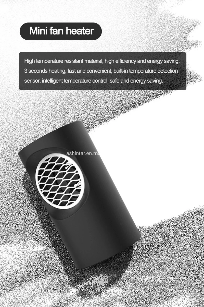 Personal Table Mini Heater PTC Ceramic Heater Quiet Tip-Over Overheat Electric Heater
