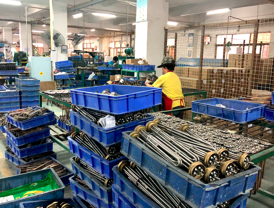Electric Finned Type Heater, Stainless Steel Finned Heating Element, Fin Heating Element