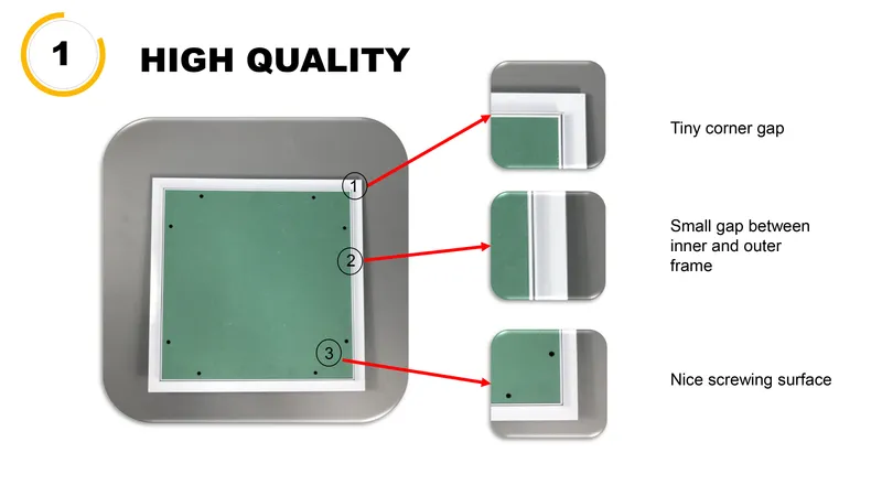 Aluminum Moisture Plumbing Access Panel 450X450mm