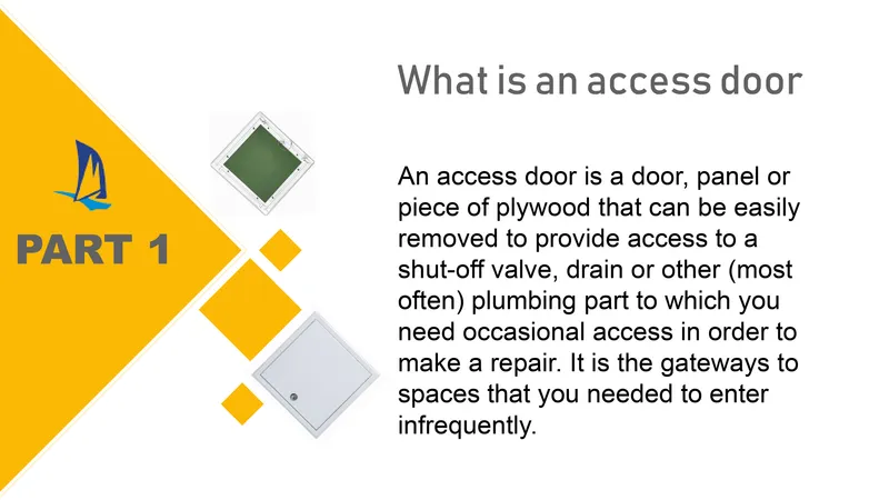 Aluminum Moisture Plumbing Access Panel 450X450mm