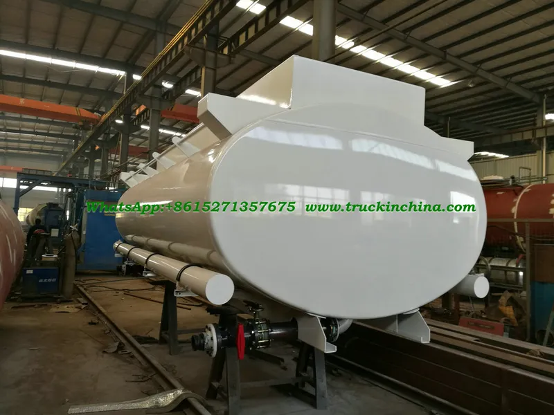 Hydrochloric Acid Tank, Sodium Hypochlorite Tank Body 10000L Elliptic 2 Compartments