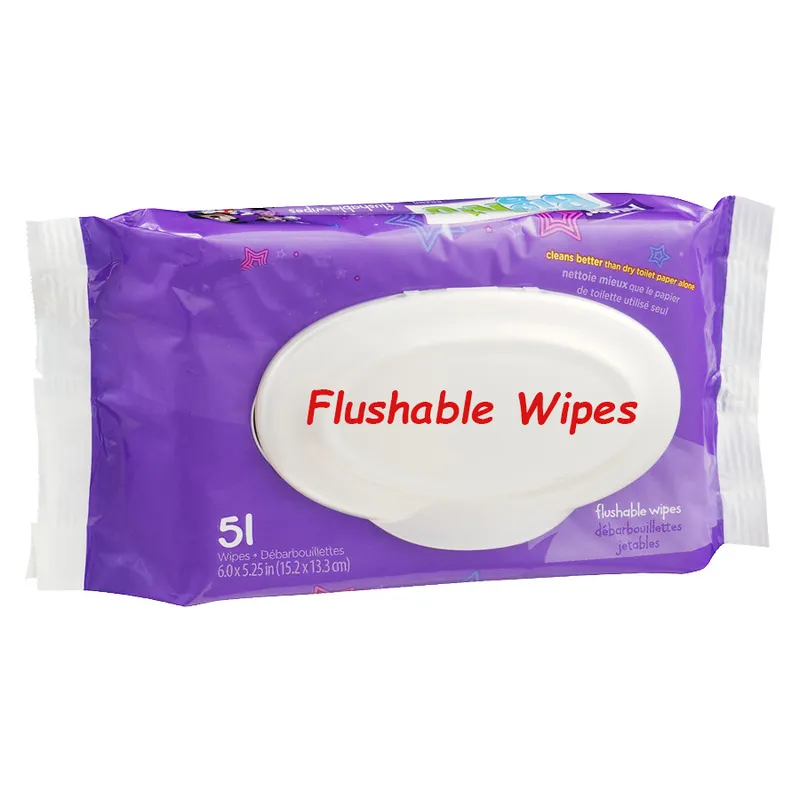 Flushable Toilet Wipes