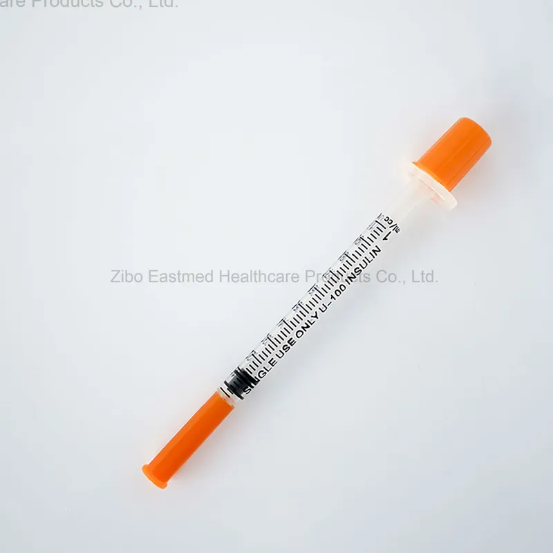 Insulin Syringe 1cc 29g Ui-100, Unit Body Disposable Syringe