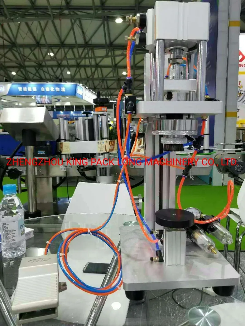 2019 New Style Pneumatic Perfume Bottle Spray Cap Capping Machine