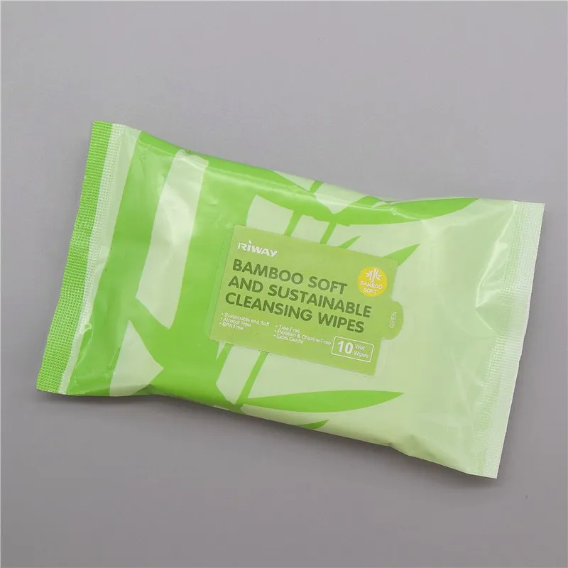 Non Alcohol Bamboo Facial Makeup Remover Wipes